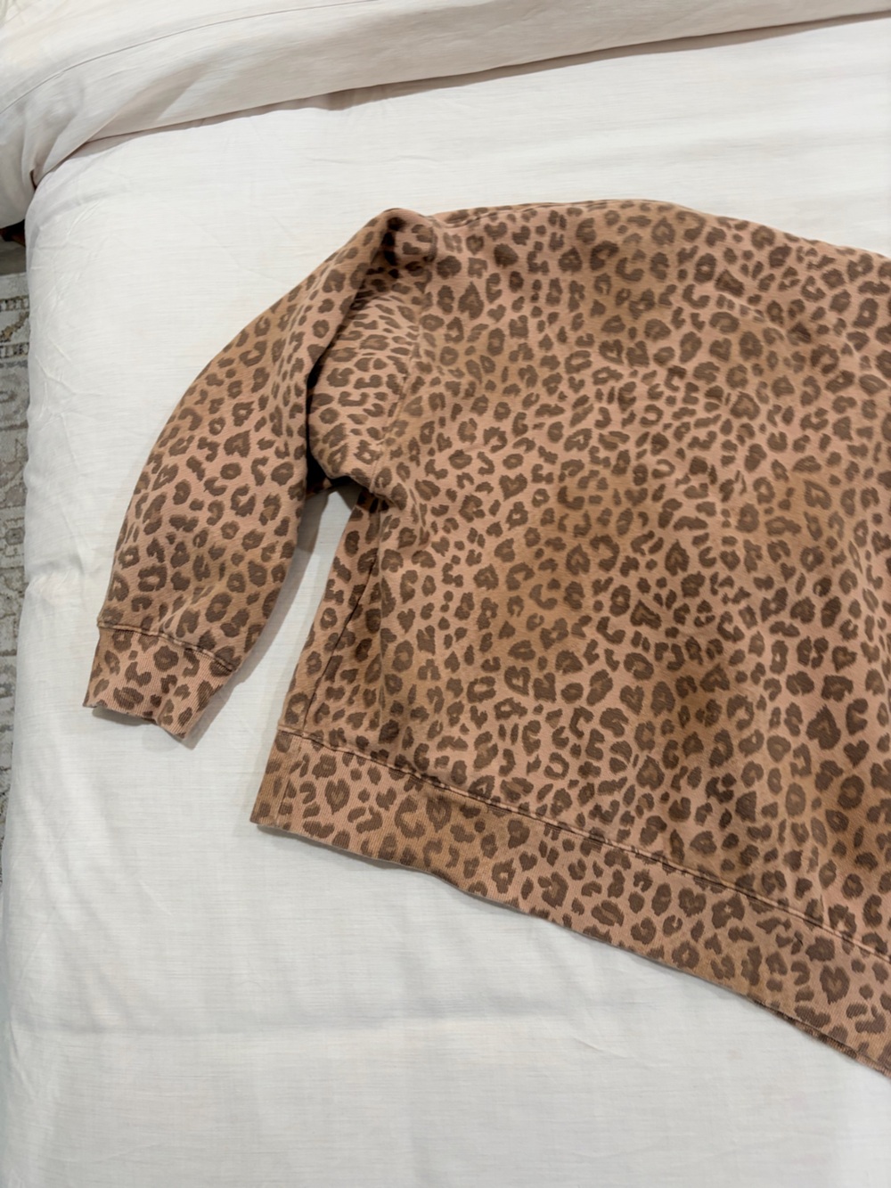 PINK Victoria Secret Cheetah Quarter Zip Hoodie - Picture 7 of 9